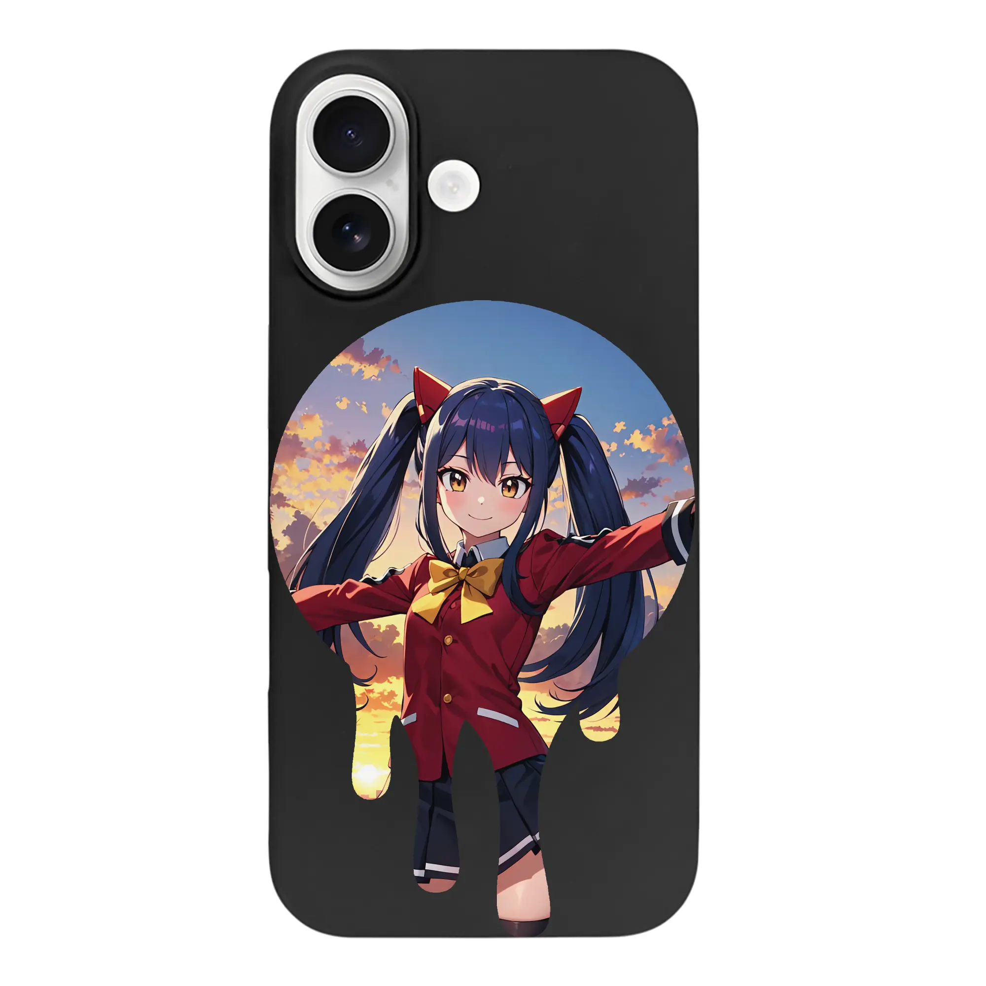 フェアリーテイル グッズ ウェンディ・マーベル - iPhone 17 シリーズ シリコンケース 薄型 耐衝撃 指紋防止 ソフトタッチカバー 精密フィット 傷防止 保護ケース iPhone 17/17 Air/17 Pro/17 Pro Max 対応